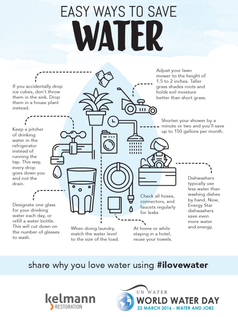 World Water Day Water Conservation Tips Kelmann Restoration
