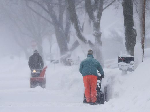 snow throwers in Wisconsin