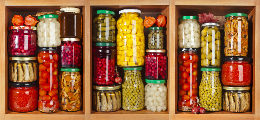 canned food jars