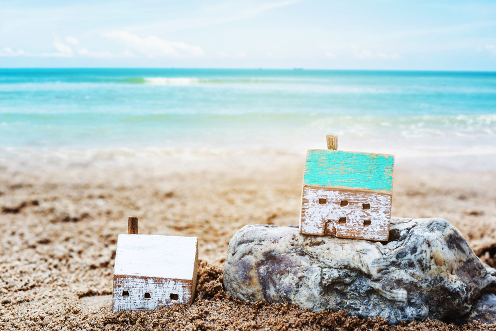 houses on sand and rock