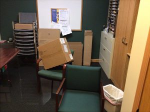 Flooded office in Muskego