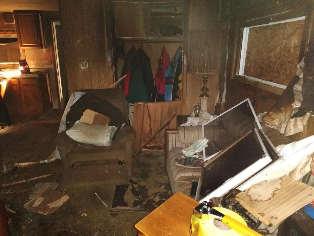 Water damage restoration before photo in Milwaukee and Waukesha Counties 