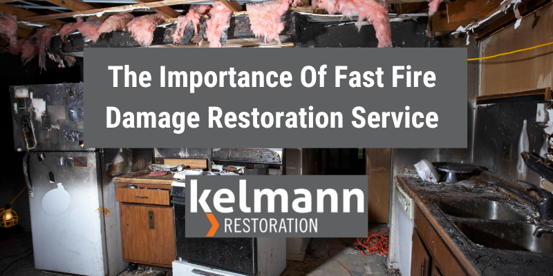 importance of fast fire damage restoration service